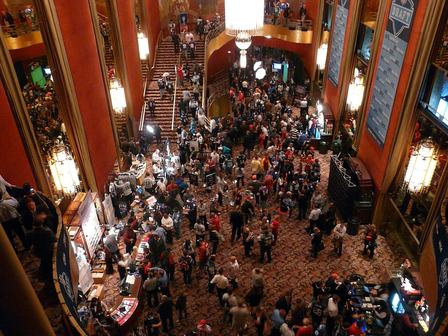 Radio City Music Hall as NFL Draft Fans enter